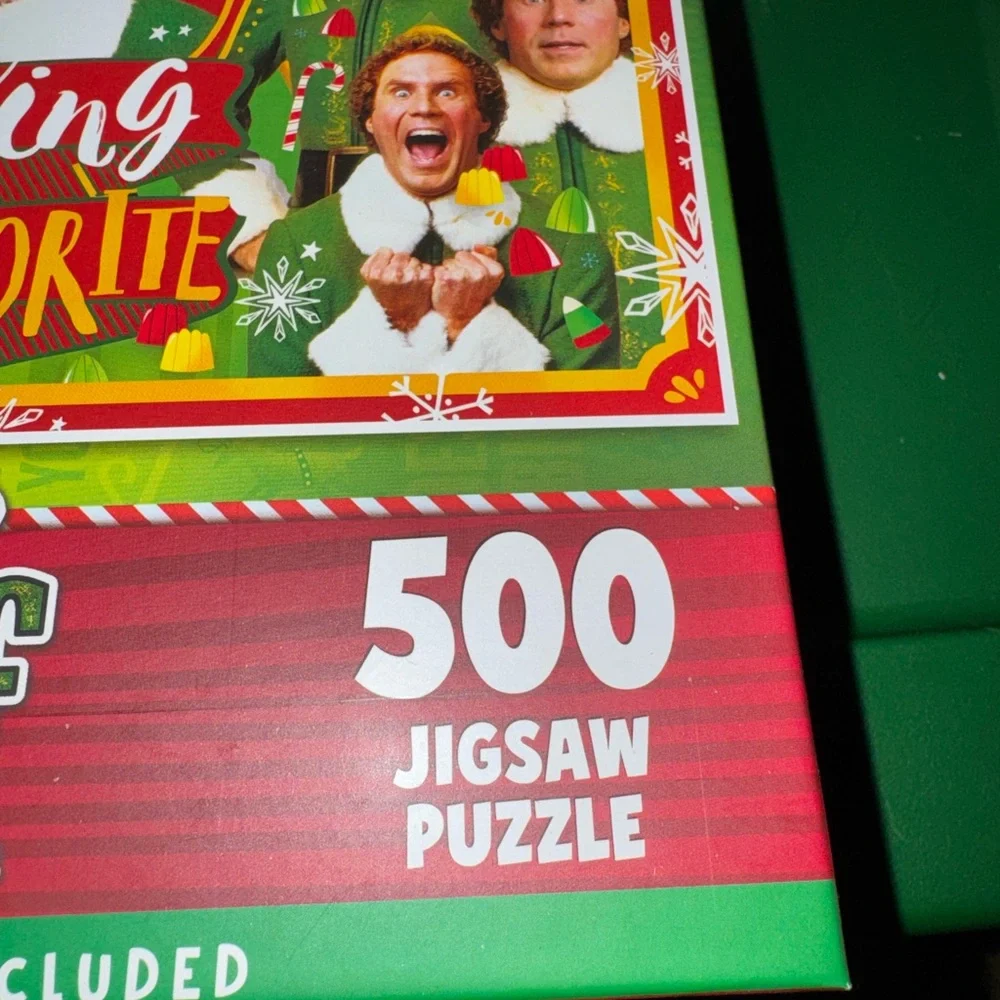 Elf Movie Jigsaw Puzzle 500 Pieces with free poster included inside